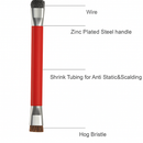 Dual Head ESD Safe Cleaning Brush Anti-static Hard Bristles Fine Wire for Boards