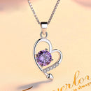REAL SOLID SILVER 925 Classic Sterling Silver Necklace & Pendant Heart-072