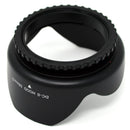 DC-S 58mm II Universal Bayonet Screw Mount Lens Hood Flower Camera