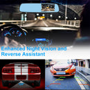 1080P Rearview Mirror Car DVR Dual Dash Cam Camera Front Rear HD Video Recorder