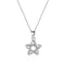 REAL SOLID SILVER 925 Classic Sterling Silver Necklace & Pendant Star-027