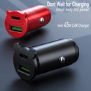 37W Dual with USB Type-C Fast Quick Car Charge PD/QC 4
