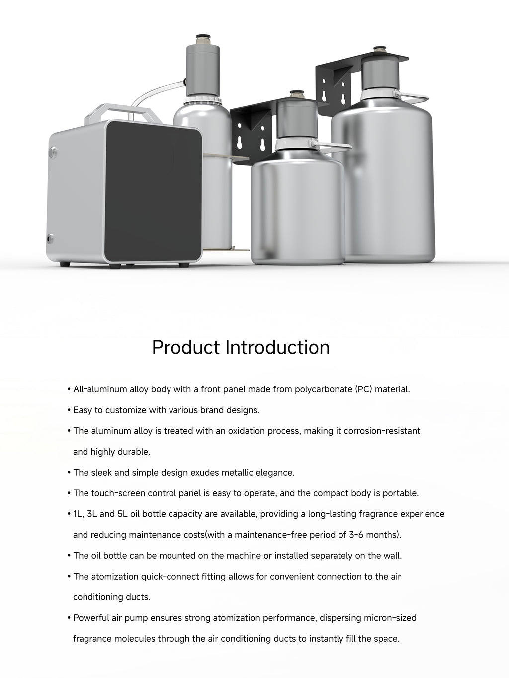 Commercial HVAC Scent Diffuser System | Smart Aroma Machine 1L,3L,5L