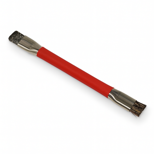 Dual Head ESD Safe Cleaning Brush Anti-static Hard Bristles Fine Wire for Boards