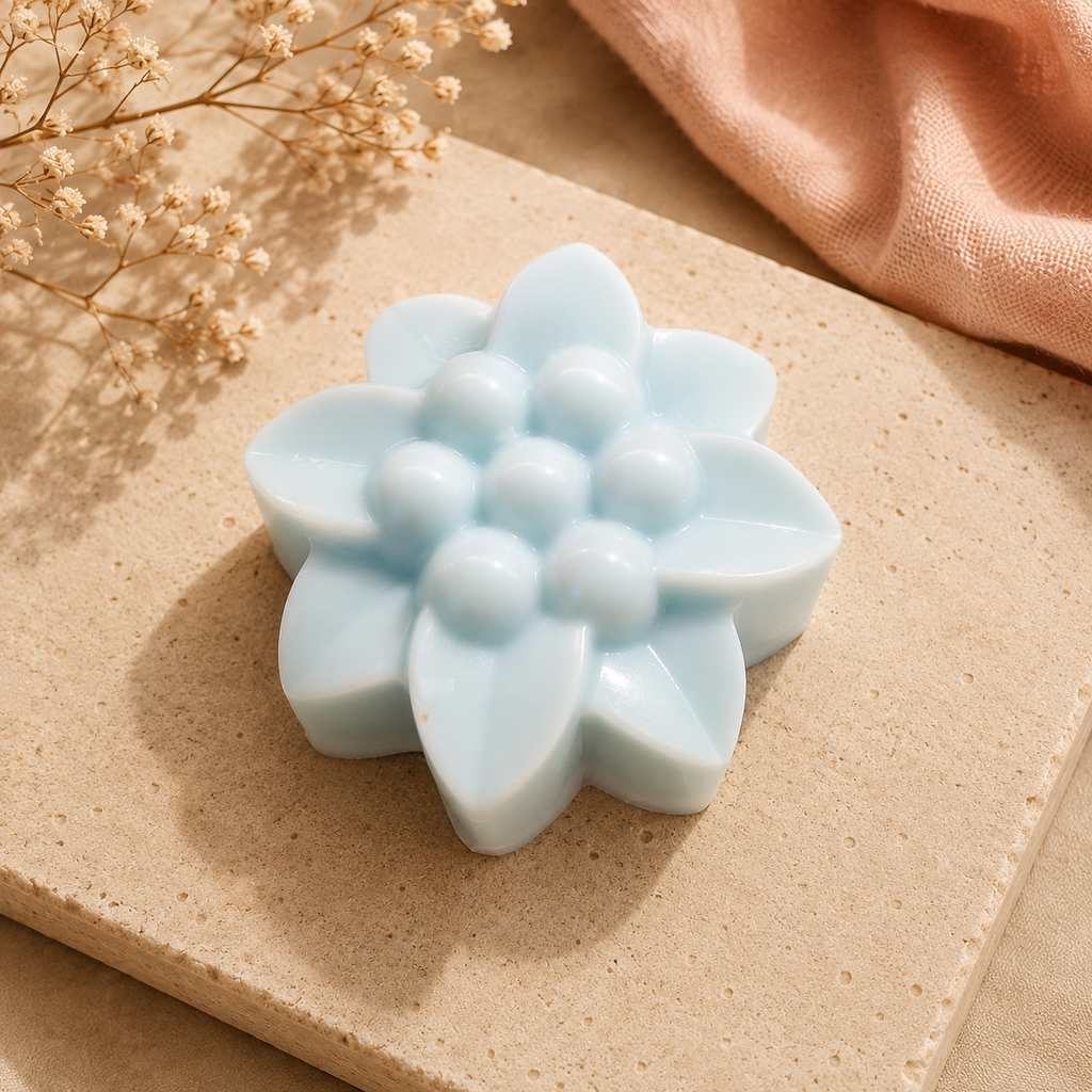 Set of 5 Handmade Floral Soaps | Natural Fragrances & Beautiful Botanical Designs