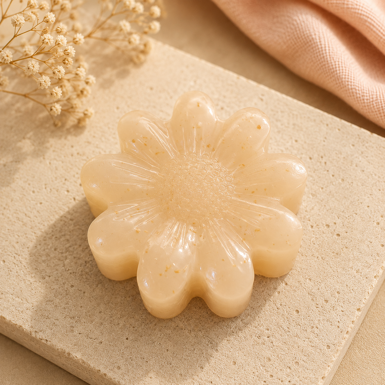 Set of 5 Handmade Floral Soaps | Natural Fragrances & Beautiful Botanical Designs