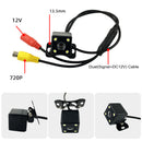 4 LED Night Vision Wide Viewing HD Color Rear View Backup Camera for Car
