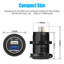 Fast Charge ( 2 USB Ports ) Car Charger Adapter (16W / 5,9,12V / 3.1A)