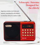 Rechargeable FM Radio Portable Pocket Auto-Search MP3 Memory Player Emergency