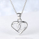 REAL SOLID SILVER 925 Classic Sterling Silver Necklace & Pendant  Heart-063