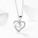 REAL SOLID SILVER 925 Classic Sterling Silver Necklace & Pendant Heart-074