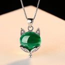 REAL SOLID SILVER 925 Classic Sterling Silver Necklace & Pendant Cat -004