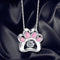 REAL SOLID SILVER 925 Classic Sterling Silver Necklace & Pendant Paw-010