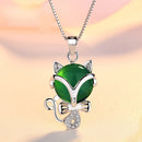 REAL SOLID SILVER 925 Classic Sterling Silver Necklace & Pendant Cat-003