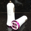 ( 2 USB Ports ) USB-A Car Charger adapter (10W / 2A)