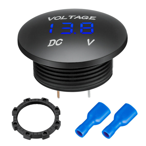 12V-24V LED Digital Voltmeter  for Car, Marine, Motorcycle