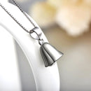 REAL SOLID SILVER 925 Classic Sterling Silver Necklace & Pendant Bell-019