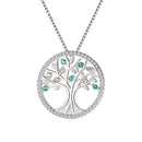 REAL SOLID SILVER 925 Classic Sterling Silver Necklace & Pendant Tree of Life-18