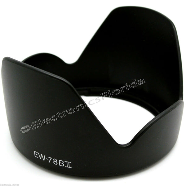 EW-78BII Lens Hood replacement for Canon EF 28-135mm f/3.5-5.6 IS USM e83