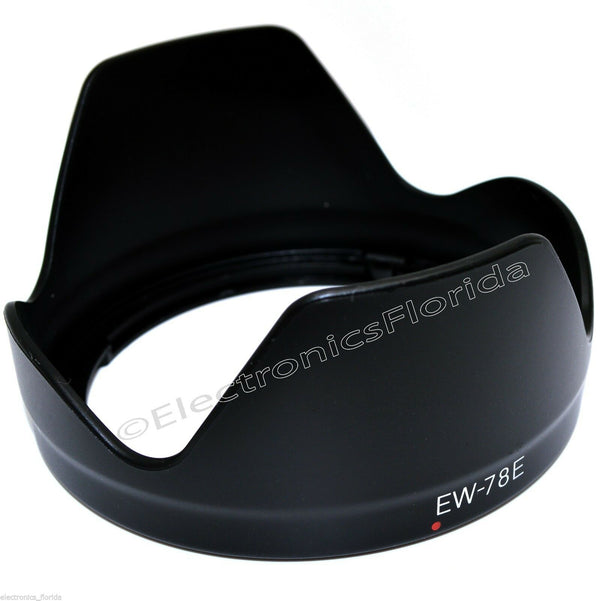 EW-78E Lens Hood replacement for Canon EF-S 15-85mm f/3.5-5.6 IS USM e82