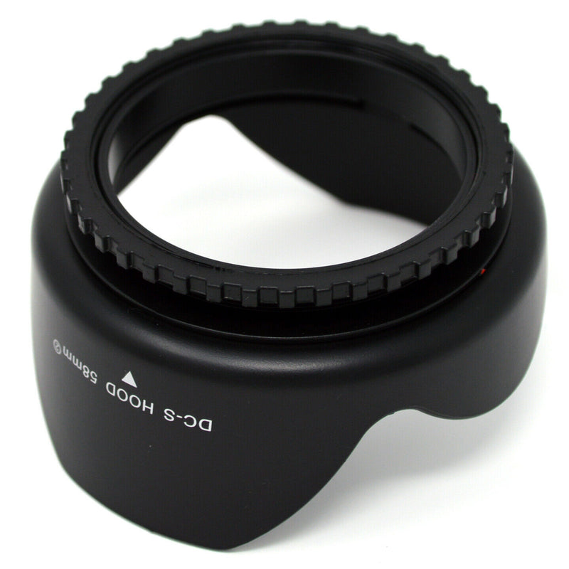 DC-S 58mm II Universal Bayonet Screw Mount Lens Hood Flower Camera - e133