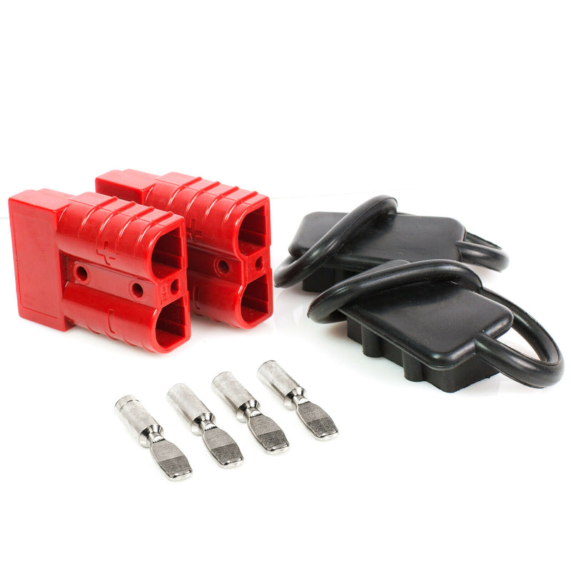 Battery Plug Quick Connect Disconnect Electrical Kit 1/0-8 Gauge Winch Trailer