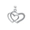 REAL SOLID SILVER 925 Classic Sterling Silver Necklace & Pendant Heart-054