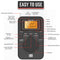 AM FM Radio Battery Operated Portable Pocket Auto-Search Emergency