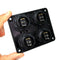 4 switch panel, Car Marine Boat 4 Gang Waterproof Circuit Rocker Switch Panel Breaker