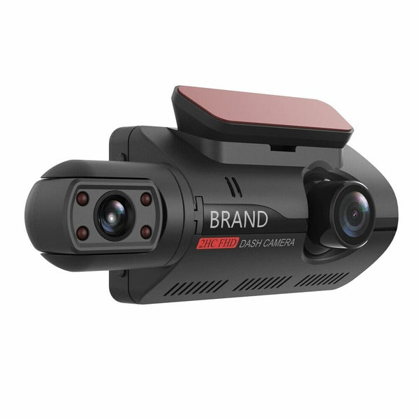 1080P Dual Lens Car DVR G-Sensor Dual Dash Cam Camera HD Front/Inside Recorder