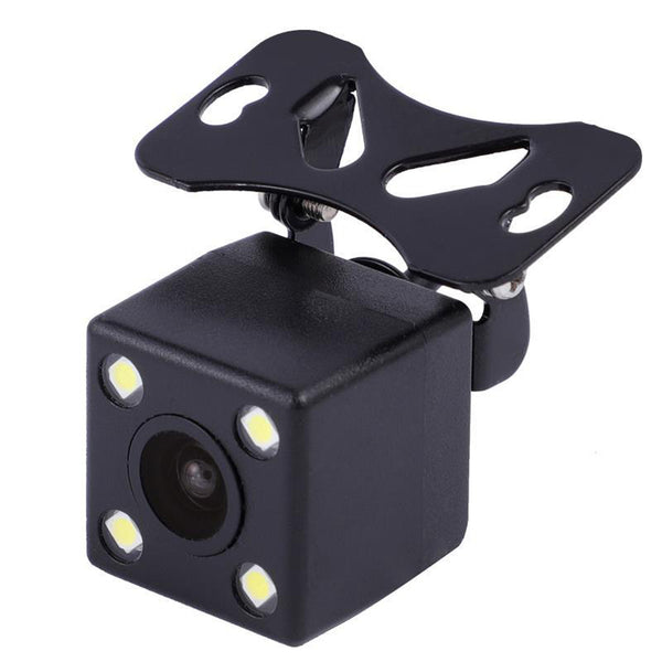 4 LED Night Vision Wide Viewing HD Color Rear View Backup Camera for Car