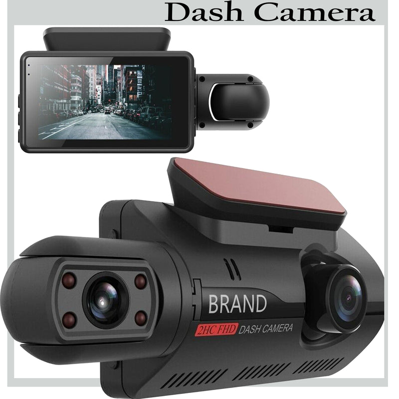 1080P Dual Lens Car DVR G-Sensor Dual Dash Cam Camera HD Front/Inside Recorder