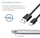 (FAST Charging)  (3ft) PVC (USB Type-C to USB-A) Cable