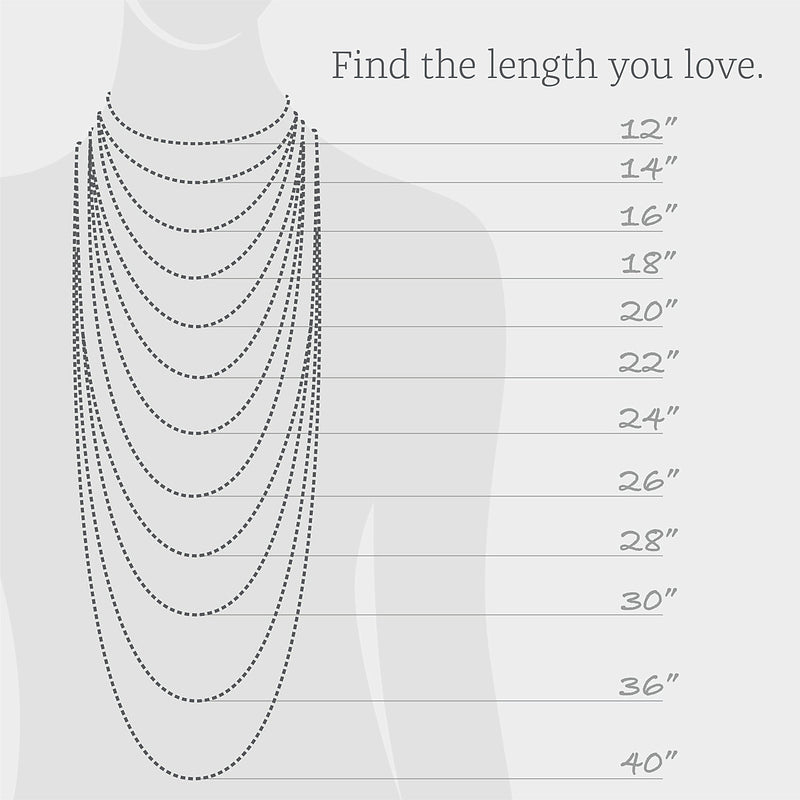 REAL SOLID SILVER (Width1.4mm) Classic 925 Sterling Silver Chain Necklace Jewelry (Girth Style)