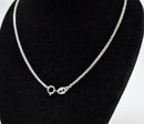 REAL SOLID SILVER (Width1.4mm) Classic 925 Sterling Silver Chain Necklace Jewelry (Chopin Style)