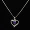 REAL SOLID SILVER 925 Classic Sterling Silver Necklace & Pendant Heart-059