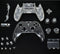 Xbox One S Controller Custom Clear Shell with Buttons Kit Parts Housing Mod