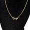 14k Gold over .925 Sterling Silver Chain Necklace Italy Jewel Vermeil (Width-1mm) (Box Model)