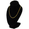 14k Gold over .925 Sterling Silver Chain Necklace Italy Jewel Vermeil (Width-1.4mm) (Chopin Model)