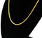 14k Gold over .925 Sterling Silver Chain Necklace Italy Jewel Vermeil (Width-1.4mm) (Chopin Model)