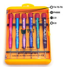 6pcs precision screwdriver set with aluminium alloy handle