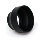 (49mm to 77mm) Three Functions Rubber Lens Hood Camera Collapsible in 3 Steps Shade/Shield