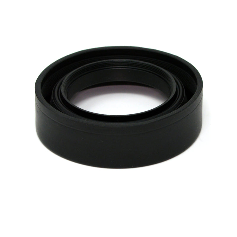 (49mm to 77mm) Three Functions Rubber Lens Hood Camera Collapsible in 3 Steps Shade/Shield