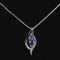 REAL SOLID SILVER 925 Classic Sterling Silver Necklace & Pendant Accent-045