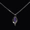 REAL SOLID SILVER 925 Classic Sterling Silver Necklace & Pendant Accent-045
