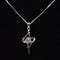 REAL SOLID SILVER 925 Classic Sterling Silver Necklace & Pendant Accent-040