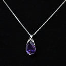 REAL SOLID SILVER 925 Classic Sterling Silver Necklace & Pendant Teardrop-034