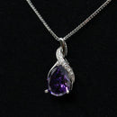 REAL SOLID SILVER 925 Classic Sterling Silver Necklace & Pendant Teardrop-035