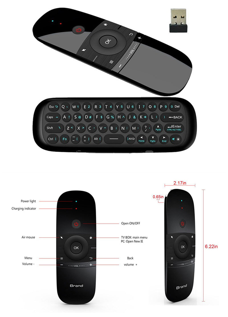 Remote Control IR for KODI Android TV Box With Air Mouse Wireless Keyboard