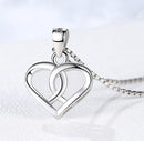 REAL SOLID SILVER 925 Classic Sterling Silver Necklace & Pendant  Heart-063